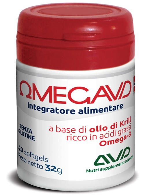 Omegavd integratore a base di olio di Krill 40 softgels