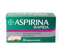 Aspirina Rapida 500mg antinfiammatorio 10 compresse masticabili