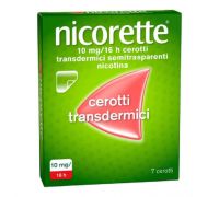 Nicorette nicotina 10mg/16h 7 cerotti transdermici