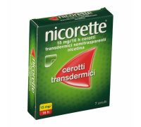 Nicorette nicotina 15mg/16h 7 cerotti transdermici