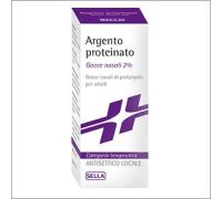 Argento Proteinato Sella 2% antisettico naso e orecchie gocce nasali e auricolari 10ml