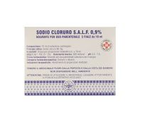Sodio Cloruro 0,9% solvente per uso parenterale 5 fiale 10ml