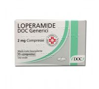 Loperamide 2mg antidiarroico 15 compresse