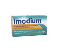 Imodium 2mg antidiarroico 12 compresse orosolubili