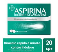 ASPIRINA DOLORE E INFIAMMAZIONE 500MG 20 COMPRESSE