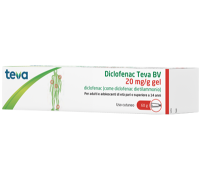 DICLOFENAC TEVA*GEL 60G 20MG/G