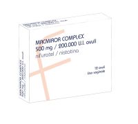 Macmiror Complex 500mg + 200.000 U.I. antinfettivo e antisettico ginecologico 12 ovuli vaginali