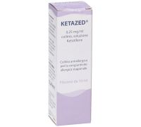 Ketazed 0,25mg/ml antiallergico collirio 10ml