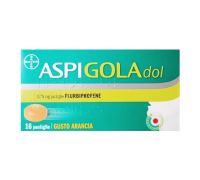 Aspigoladol flurbiprofene gusto arancia 16 pastiglie