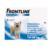 Frontline Cani antiparassitario per cani medi 10-20kg 3 pipette 1,34ml