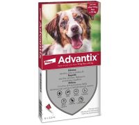 ADVANTIX SPOT-ON PER CANI OLTRE 10KG FINO A 25KG 6 PIPETTE