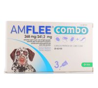 AMFLEE COMBO 3 PIPETTE 268MG+241.2MG PER CANI 20-40KG