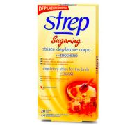 Strep Sugaring Strisce Depilatorie Corpo allo Zucchero 20 Strisce