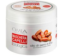 Omia Maschera Capelli Eco Biologica Capelli Forti all'Olio di Semi di Lino 250ml
