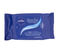Nivea Creme Care Salviettine Struccanti per Viso e Occhi 25 Salviette