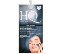 HQ Noir Absolu Maschera Scrub Detox con Polvere di Carbone Vegetale 3 Dosi x 15ml