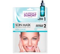 Laurence Dumont Soin Mask 2in1 Serum Booster Acido Ialuronico + Maschera in Tessuto Aqua Confort Idratante 1 pezzo