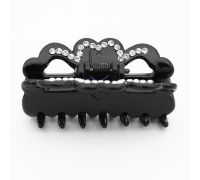 Pinza Tart Strass Nera 1pz