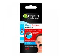 Garnier Skin Active Pure Active al Carbone Cerotti Anti Punti Neri 4 pezzi