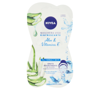 Nivea Maschera Viso Idratante e Rinfrescante Aloe e Vitamina E 2 Dosi