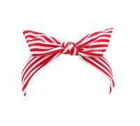 Cerchietto Righe Rosso 1pz