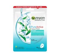 Garnier SkinActive Pure Active maschera in tessuto opacizzante anti-imperfezioni 1 pezzo