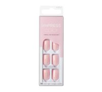Kiss imPress Colore Rosa 30 Unghie Artificiali con Applicazione a Pressione