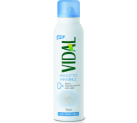 Vidal Asciutto Invisibile 48H Talco Deodorante Spray 150ml