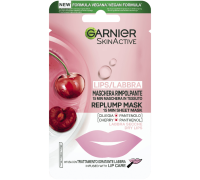 Garnier Skin Active Lips Maschera Labbra In Tessuto Rimpolpante 15 Minuti Ciliegia Pantenolo
