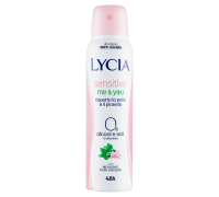 Lycia Sensitive Me&You 48H Senza Sali d'Alluminio con Melissa e Fiori d'Acqua Deodorante Spray 150ml