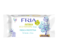 Fria Intima Eco Natural Fresca Protettiva con Tè Verde E Timo 12 salviette