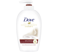 Dove Sapone Mani Liquido Detergente Idratante Seta Preziosa 250ml