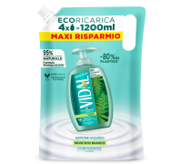 Vidal white musk sapone liquido ecoricarica 1200ml
