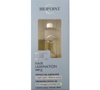 Biopoint hair lamination step 4 cristallo gel sublimatore per capelli opachi sfibratie  rovinati 50ml