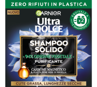 Shampoo Solido Purificante Al Carbone Magnetico E Olio Di Semi Neri Di Nigella 60 grammi