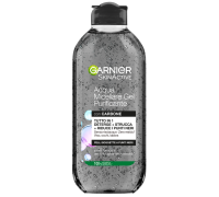 Garnier Skin Active Acqua Micellare Gel Purificante Viso Occhi e Labbra Con Carbone Per Pelli Soggette a Punti Neri 400ml