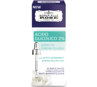 Acqua Alle Rose Siero In Crema Fluida all'Acido Glicolico 2% Purificante Opacizzante Anti-Imperfezioni con Attivi Astringenti di Rosa Multiflora 30ml