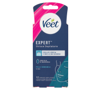 Veet Expert Strisce Depilatorie Viso Pelli Sensibili 12 Strisce