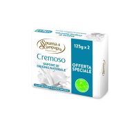 Spuma di Sciampagna Cremoso Sapone con Antibatterico di Origine Naturale 2 Saponette da 125 grammi