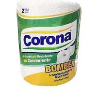 Corona bobina bomber asciugatutto carta asciugatutto ad alta assorbenza 1 rotolo
