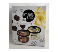 Organic Shop Cofanetto con Scrub al Caffè 250ml + Crema Corpo alla Vaniglia 250ml