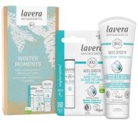 Lavera Winter Moments Set Mani e Labbra Idratante con Stick Labbra 4,5 grammi + Crema Mani 75ml