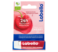 Labello Cherry Shine Burrocacao 24H Idratazione con Burro di Karitè e Oli Naturali Arricchiti con Vitamine 1 Stick