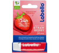 Labello Strawberry Shine Burrocacao 24H Idratazione con Burro di Karitè e Oli Naturali Arricchiti con Vitamine 1 Stick