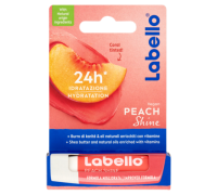 Labello Peach Shine Burrocacao 24H Idratazione con Burro di Karitè e Oli Naturali Arricchiti con Vitamine 1 Stick