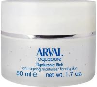 Arval hyaluronic rich crema viso idratante pelli secche 50ml
