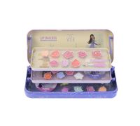 Lip Smacker Triple Layer Beauty Tin Disney Wish con 16 lucidalabbra + 8 colori in crema + 2 accessori per capelli + 2 applicatori + 2 adesivi decorativi