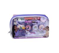 Lip Smacker Essential Make-Up Bag Disney Wish con 2 lucidalabbra + 3 creme scintillanti + 2 rossetti + 2 anelli + 1 portachiavi