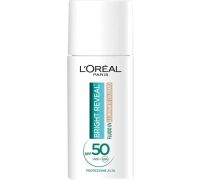 L'Oreal Bright Reveal spf 50 fluido uv illuminante colorato tonalità light 50ml