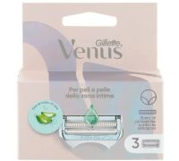 Gillette venus intimate lame ricambio delicate 3 pezzi